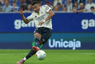 Kylian Mbappe has three goals in La Liga so far this season