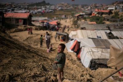 Refugees receive a ration card worth about $12 a month, enough for rice but not nutritious food