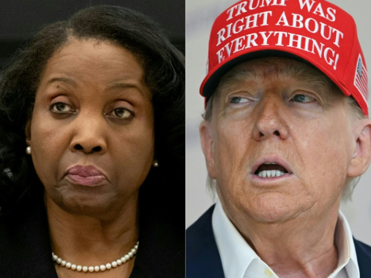 Donald Trump's firing of Fed governor Lisa Cook (L) has rattled global markets