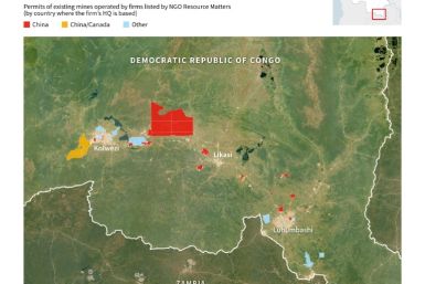 China dominates cobalt mining in DR Congo