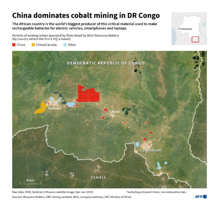 China dominates cobalt mining in DR Congo