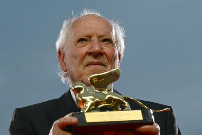 German film director and screenwriter Werner Herzog receives the Golden Lion for Lifetime Achievement