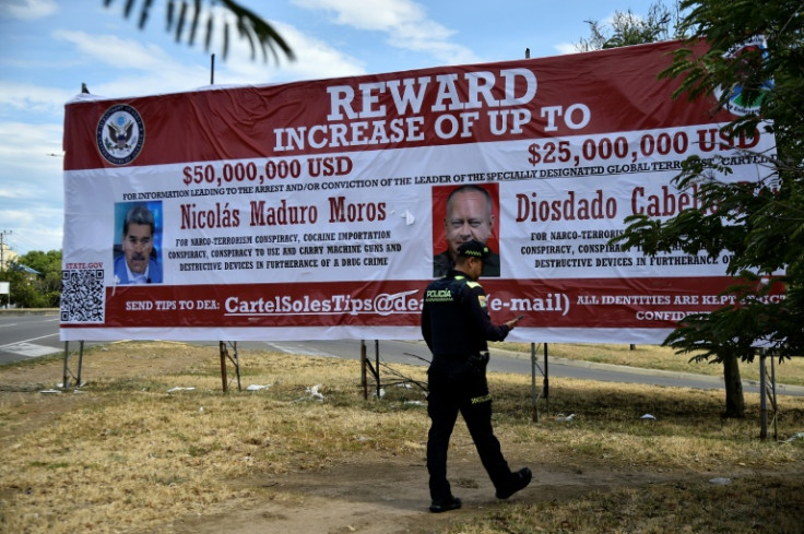 The US is offering a reward of up to $50 million for the arrest of Venezuelan President Nicolas Maduro