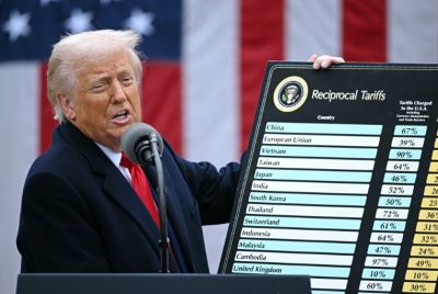A US appeals court found most of President Donald Trump's tariffs illegal but allowed them to remain in place, allowing parties to take the case to the Supreme Court