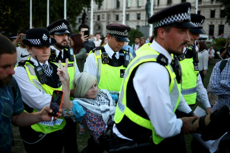 Police have arrested hundreds of people for showing support for banned campaign group Palestine Action