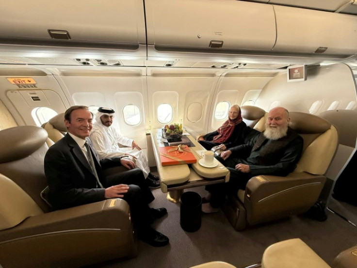 British couple Peter and Barbie Reynolds have been freed in Afghanistan after several months in detention