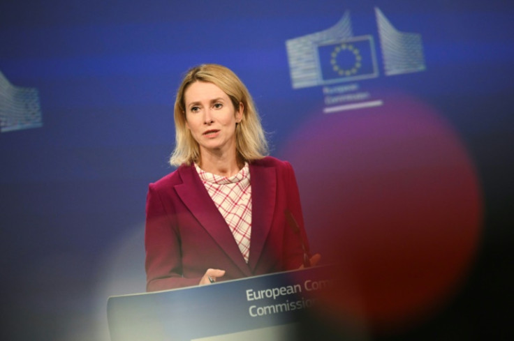 The EU's top diplomat Kaja Kallas - a former Estonian PM - accused Moscow of 'extremely dangerous provocation'