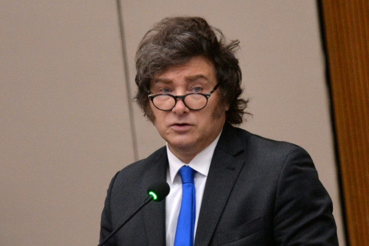 Argentina's President Javier Milei accuses the left of deliberately sowing panic on markets to undermine his reform agenda