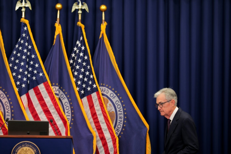 Federal Reserve boss Jerome Powell warned there was 'no risk-free path' on interest rates