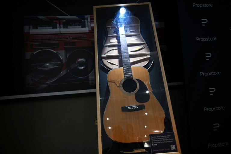Oasis Guitars Among Music Memorabilia Worth GBP3 Mn At UK Auction
