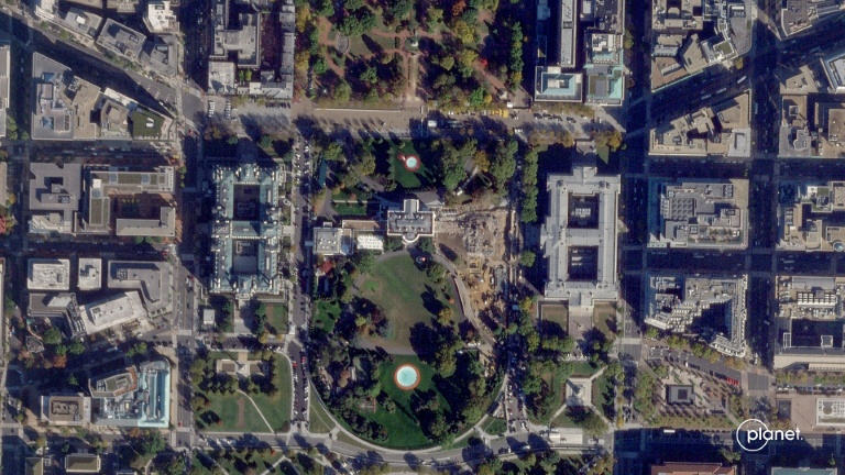 Trump Completes Demolition Of White House East Wing: Satellite Images Trump Completes Demolition Of White House East Wing: Satellite Images