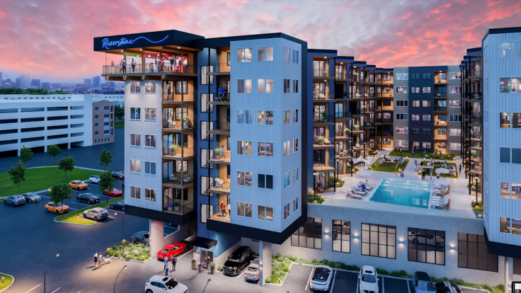 Riverstone Rendering (night time) - in conjunction with Xform