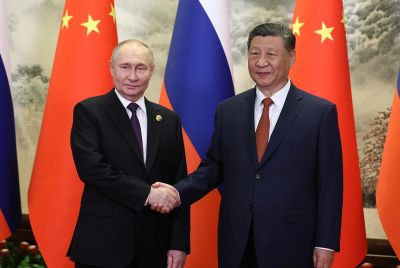 Russia Vladimir Putin and Chinese Communist Party Xi Jinping