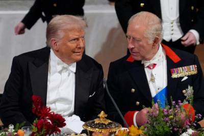 Donald Trump and King Charles