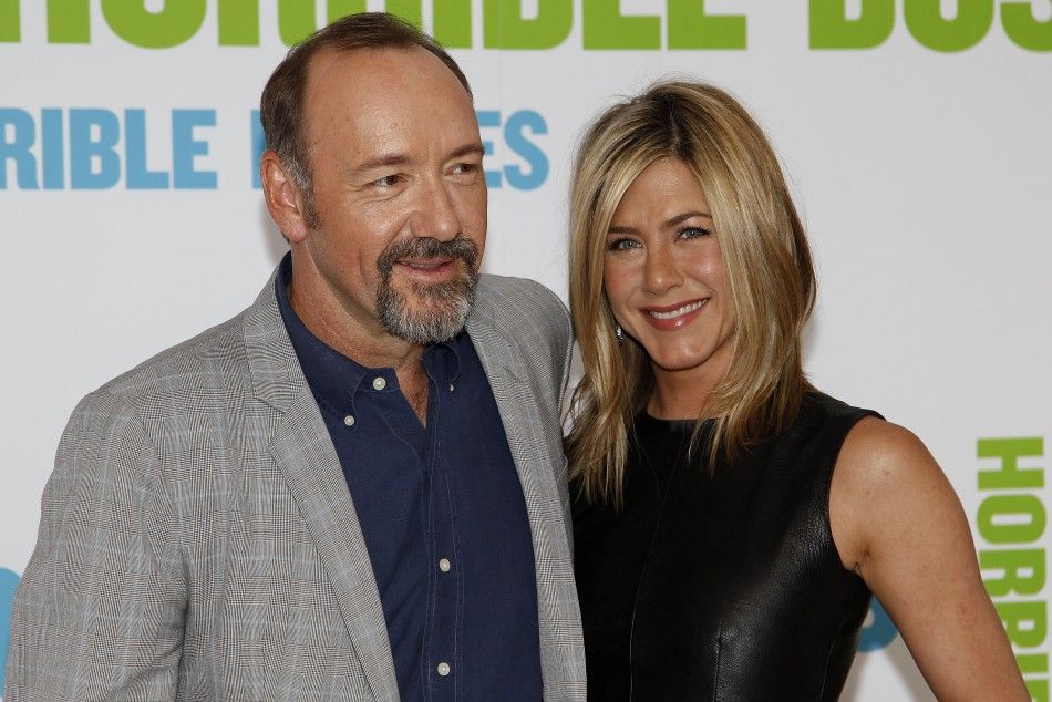 Jennifer Aniston Opts for Racy Leather Dress at Horrible Bosses London Premiere.