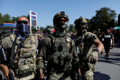 Masked ICE agents