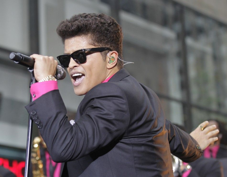 Singer Bruno Mars performs on NBCs quotTodayquot show in New York June 24, 2011. 