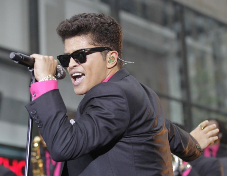 Singer Bruno Mars performs on NBC's &quot;Today&quot; show in New York June 24, 2011. 