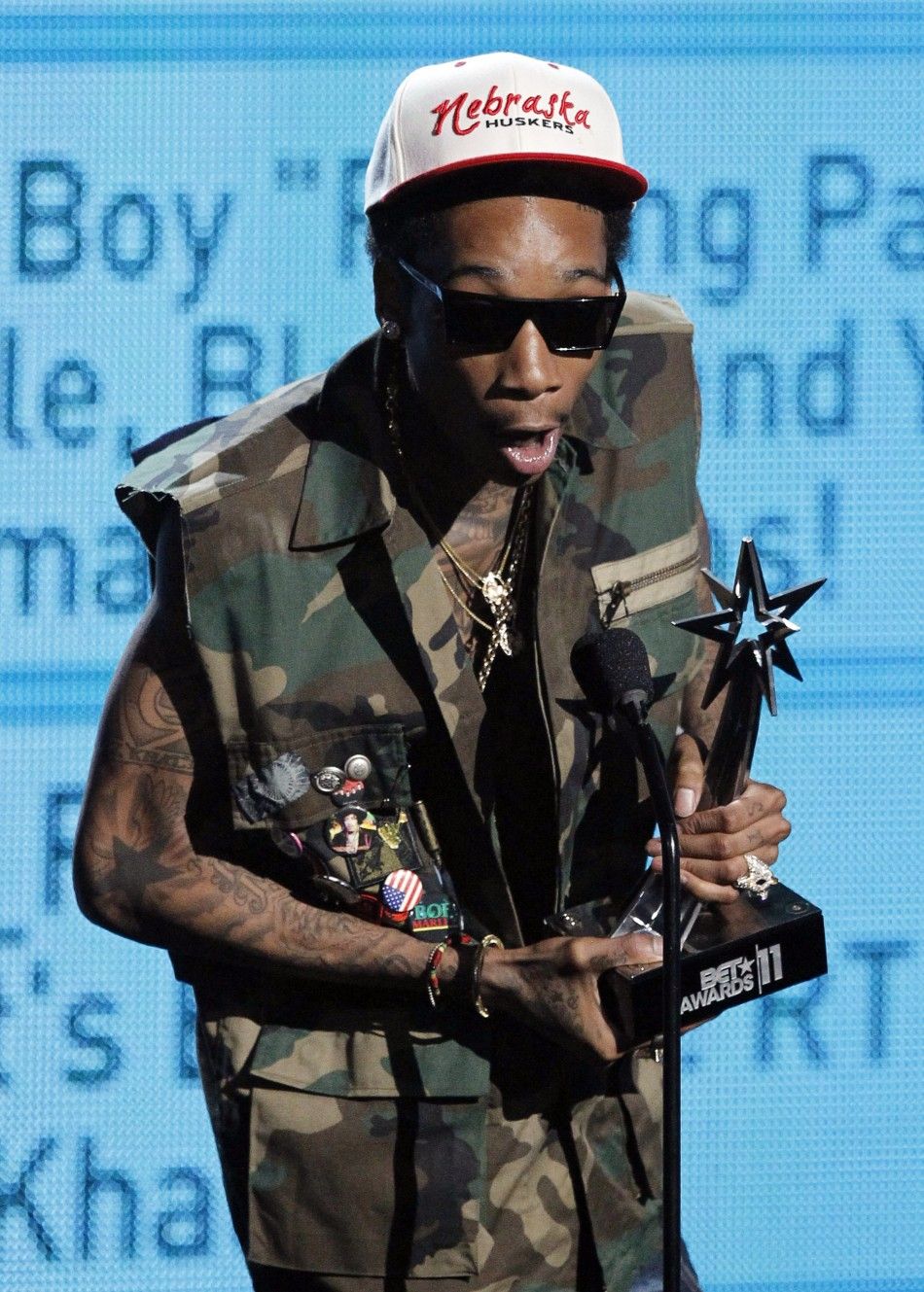 Wiz Khalifa could be this years Best New Artist with his video for quotBlack and Yellow.quot