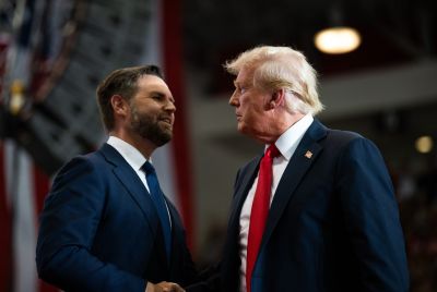 US Vice President J.D. Vance and President Donald Trump.