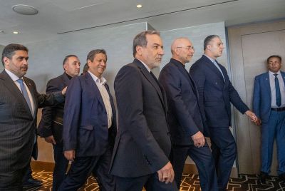 ran's delegation including Foreign Minister Abbas Araghchi