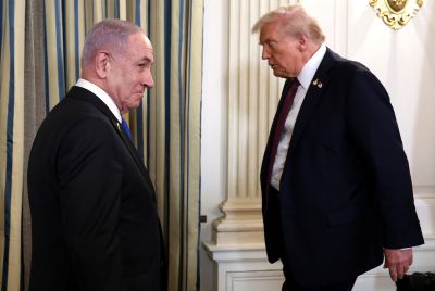 Israel's Benjamin Netanyahu Meets With Trump At The White House