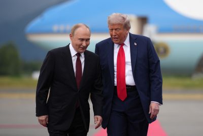 U.S. President Donald Trump with Russian President Vladimir Putin