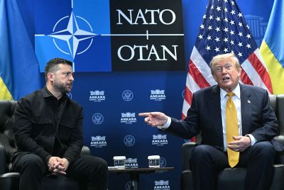 Trump and Zelensky