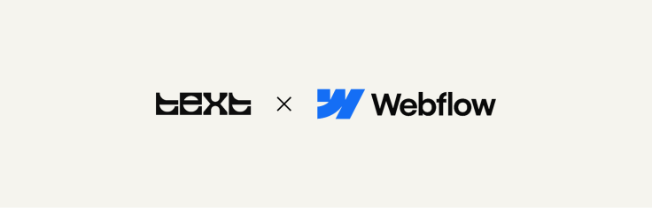 Text x Webflow