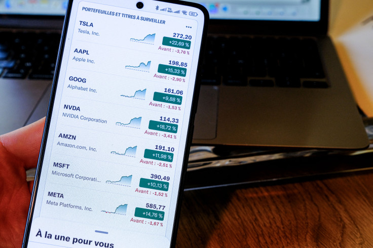 US stocks Tesla, Apple, Alphabet, NVIDIA, Amazon, Microsoft