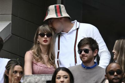 US musician Taylor Swift and US NFL football player Travis