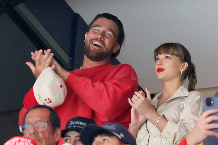 Travis Kelce and Taylor Swift.