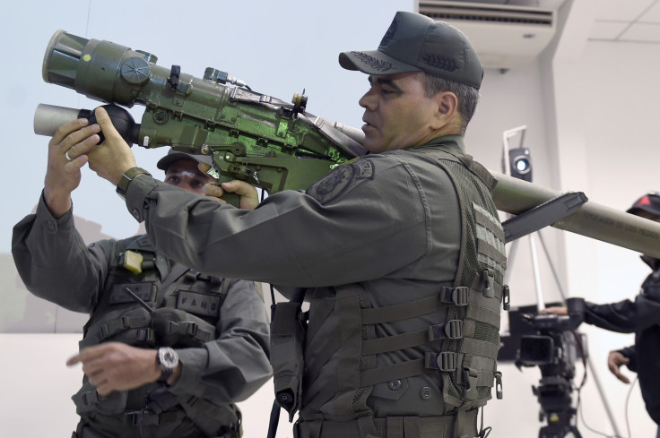 A man-portable air-defence (MANPAD) surface-to-air missile