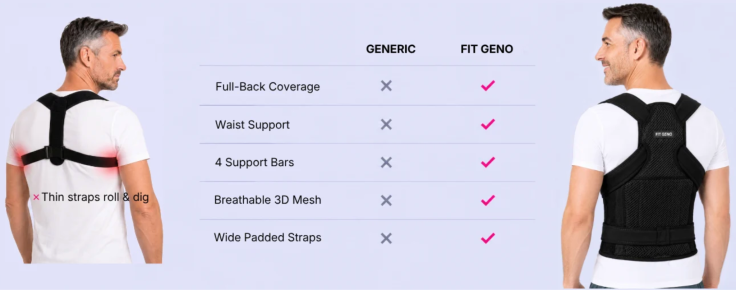 Fit Geno Posture Corrector HeightFit