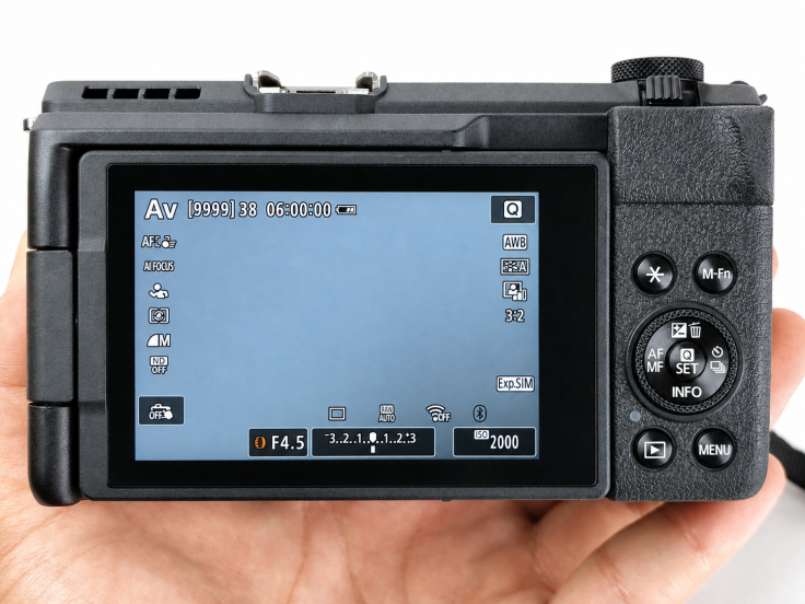 Canon Powershot G7 screen