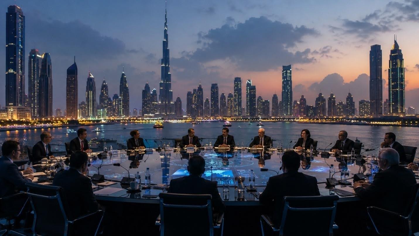 diplomatic roundtable meeting