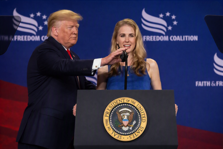 Donald Trump and Natalie Harp
