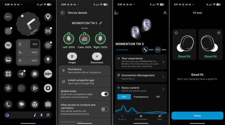 Sennheiser MOMENTUM True Wireless 5 Android and Smart Control Plus