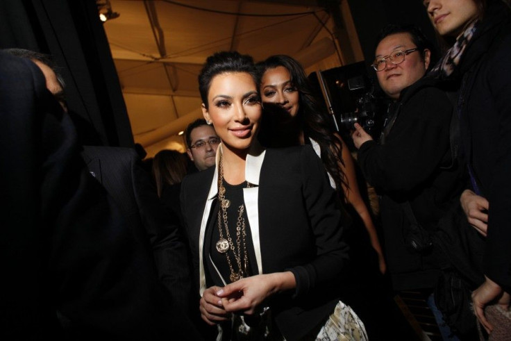 Television personality Kim Kardashian