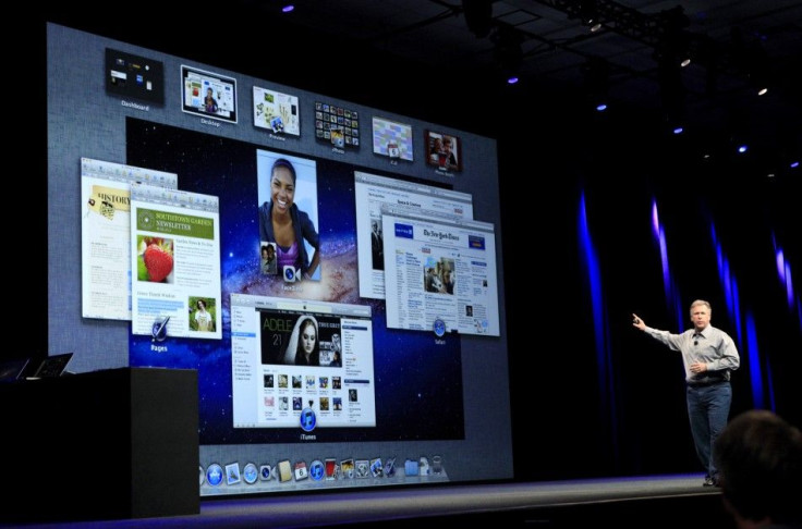 Phil Schiller speaks about improvements to OS X Lion during the Apple Worldwide Developers Conference in San Francisco