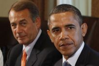 U.S. President Barack Obama (right) with House Speaker John Boehner