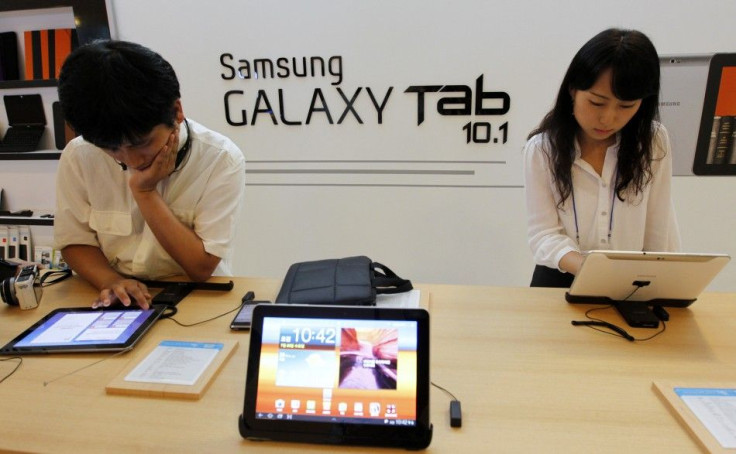 The Galaxy Tab 10.1,
