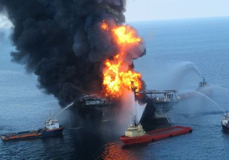 Deepwater Horizon Burning