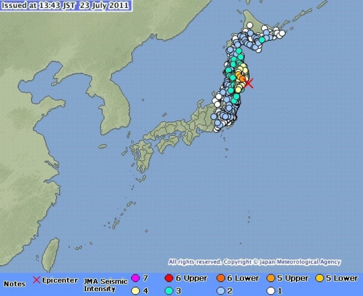 Quake rocks Japan