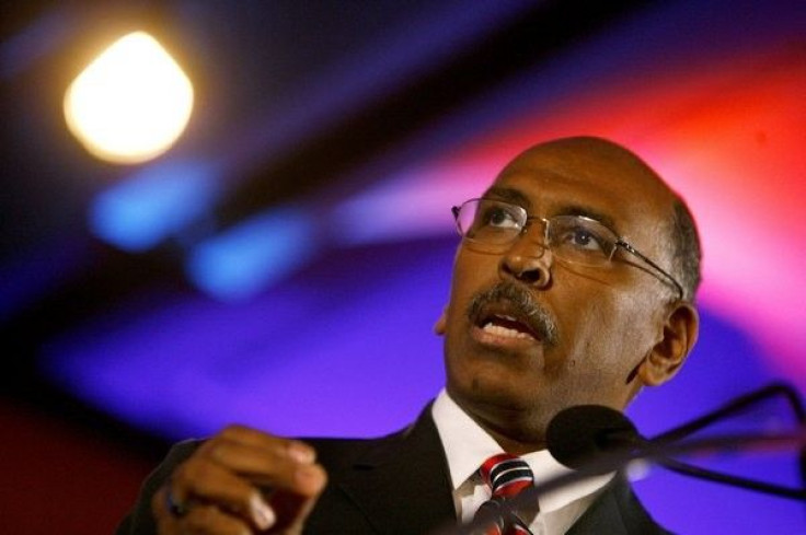 RNC Chairman Michael Steele speaks at the 2010 Southern Republican Leadership Conference in New Orleans, Louisiana April 10, 2010.