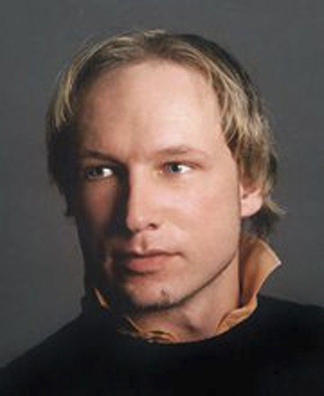 Handout photo of Anders Behring Breivik