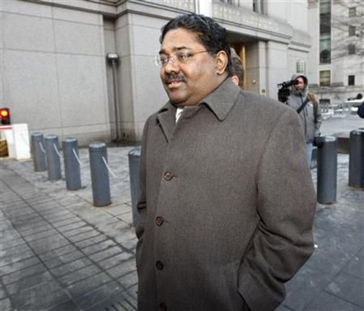 Galleon hedge fund founder Rajaratnam departs federal court in New York