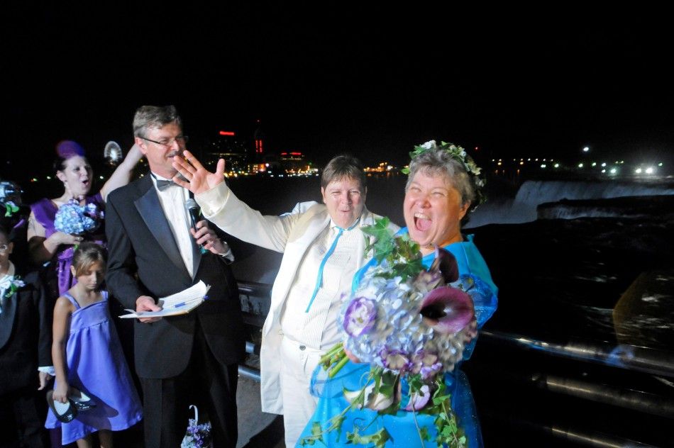 Two grandmothers in first legal gay marriage in New York PHOTOS