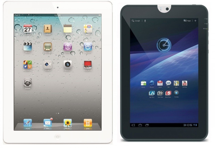 Tablet War: Toshiba Thrive Vs. Apple iPad 2