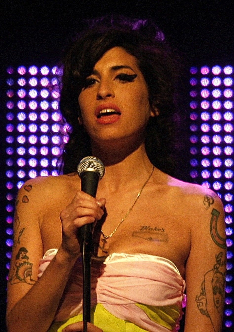 Amy Winehouse died on 23 July, 2011 aged 27 at her London home. She had been struggling with substance abuse for years. The cause of her death is unknown as yet.